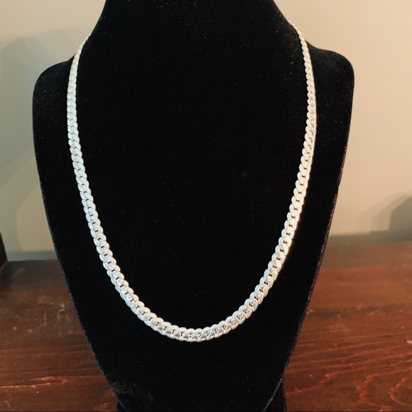 Sterling Silver Rope Necklace